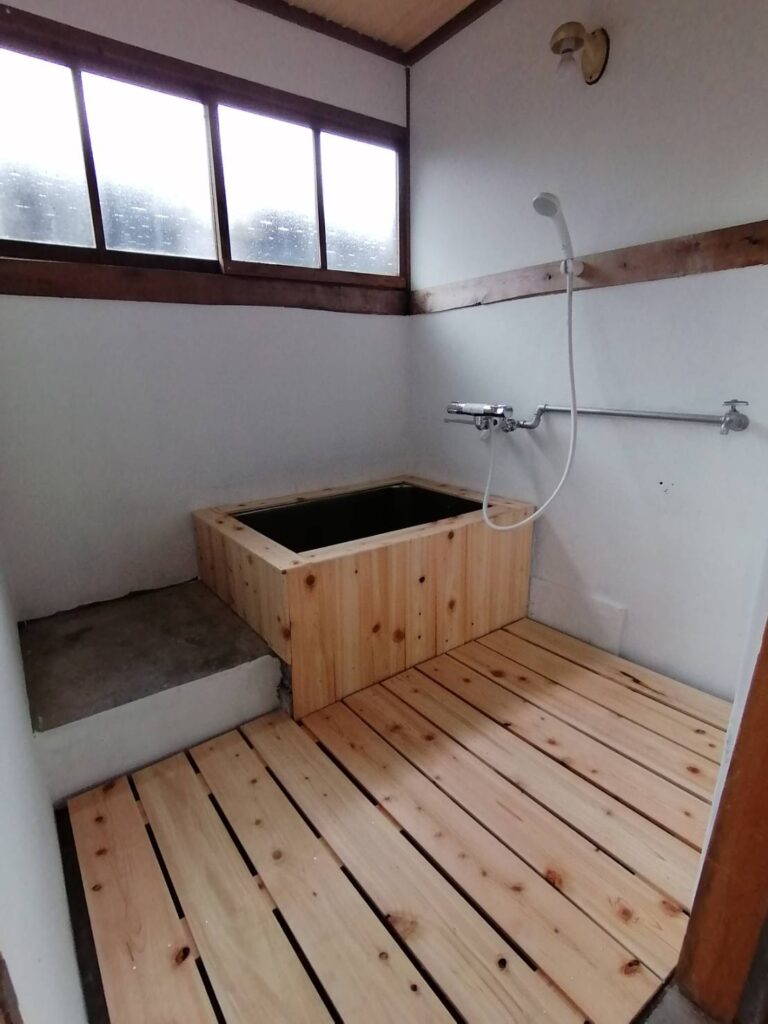 お風呂DIY ひのき風呂